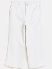 River Island White High Rise Loose Crop Jean - Image 5 of 5