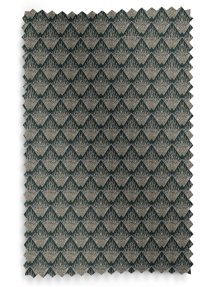 Emerald Green Decco Made To Measure Curtains - Image 9 of 9