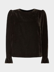Aspiga Victoria Black Velvet Top - Image 8 of 8