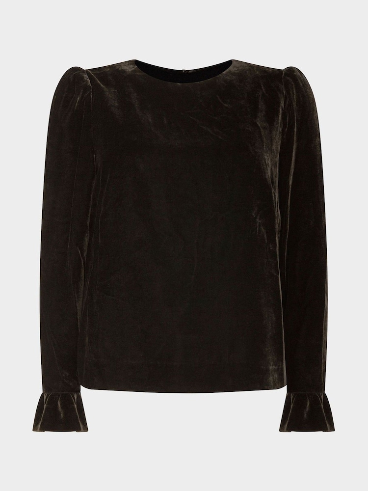 Aspiga Victoria Black Velvet Top - Image 8 of 8
