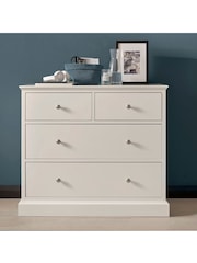 Bentley Designs White Ashby 2+2 Drawer Chest - Image 1 of 3