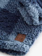 Blue Teddy Fleece Borg Shacket (3mths-7yrs) - Image 7 of 7