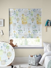 Voyage Citrus Kids Up And Away Made To Measure Roman Blind - Image 1 of 6