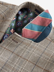 Neutral Slim Nova Fides Check Blazer - Image 11 of 15