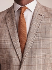 Neutral Slim Nova Fides Check Blazer - Image 6 of 15