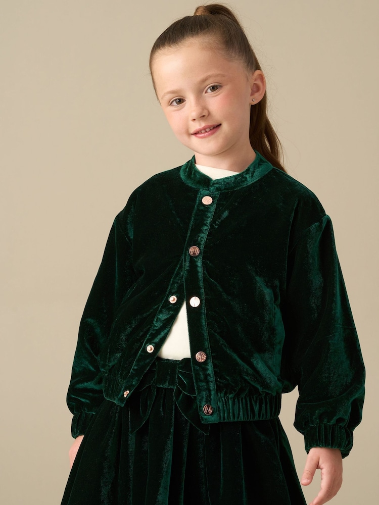 Chaqueta bomber de terciopelo Chloe de Angel & Rocket - Imagen 1 de 2 Chaqueta bomber de terciopelo Chloe de Angel & Rocket - Imagen 1 de 2