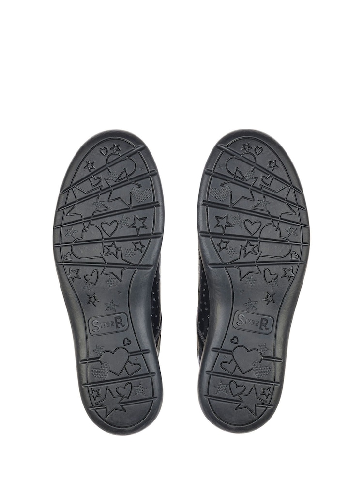 Start Rite Star Jump T-Bar Black Patent Leather Black School Shoes - Image 4 of 4