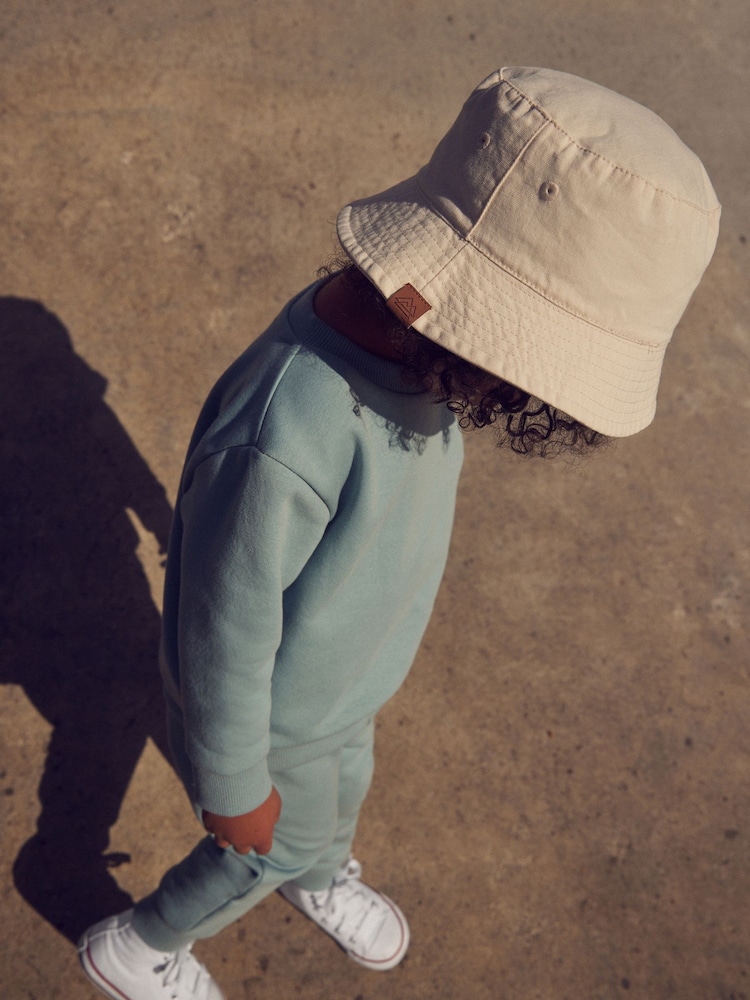 Stone Natural Plain Bucket Hat (3mths-16yrs) - Image 2 of 4 Stone Natural Plain Bucket Hat (3mths-16yrs) - Image 2 of 4