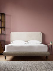 Swoon Houseweave Natural Chalk Brockham Bed - Image 2 of 8
