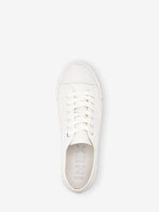 White Forever Comfort® Baseball Canvas Trainers - Image 4 of 5
