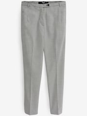 Black/White Check Tailored High Waisted Slim Leg Trousers - Image 4 of 4
