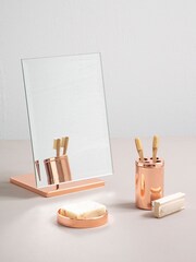 Maison by Premier Rose Gold Table Mirror - Image 1 of 4