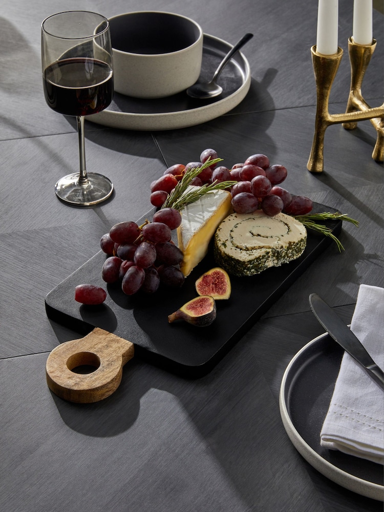 Black Bronx Wooden Serveboard - Image 1 of 4 Black Bronx Wooden Serveboard - Image 1 of 4