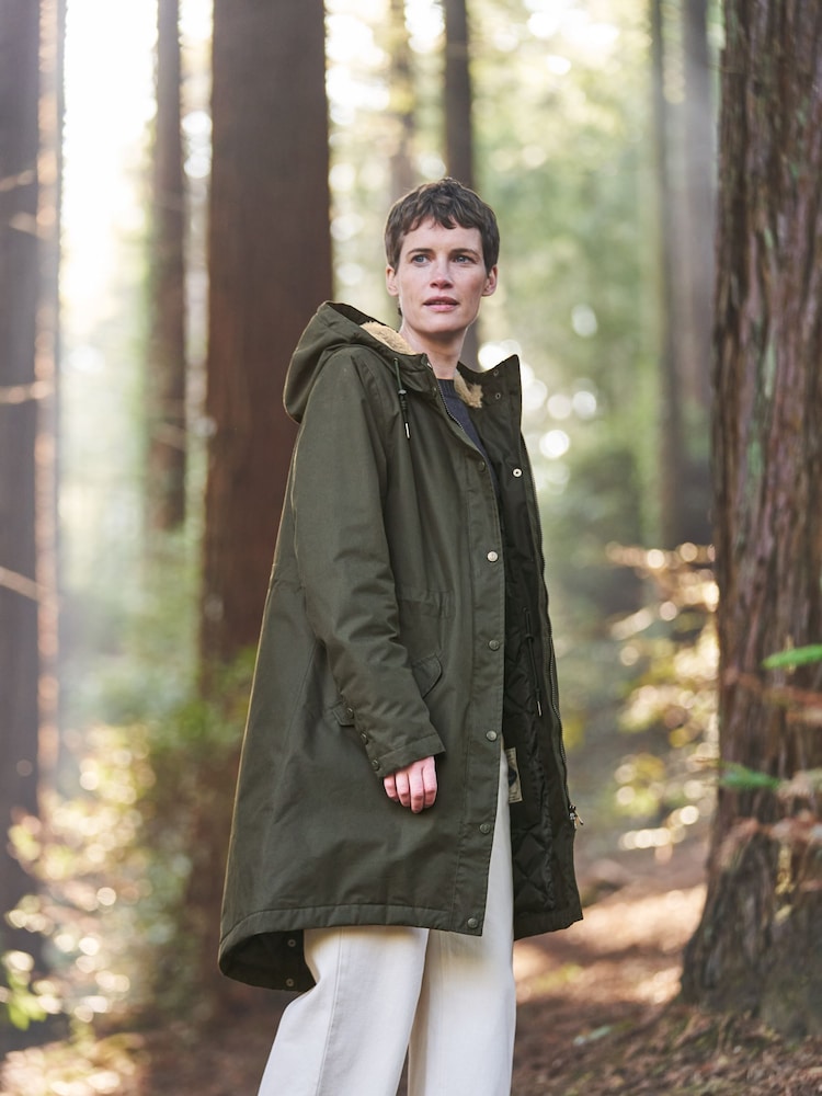 Seasalt Cornwall Green Plant Hunter 2 Coat - Image 2 of 11