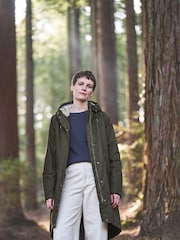 Seasalt Cornwall Green Plant Hunter 2 Coat - Image 3 of 11