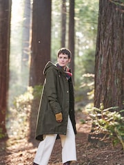 Seasalt Cornwall Green Plant Hunter 2 Coat - Image 6 of 11