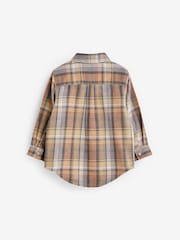 Tan Brown Long Sleeve Check Shirt (3mths-7yrs) - Image 5 of 5