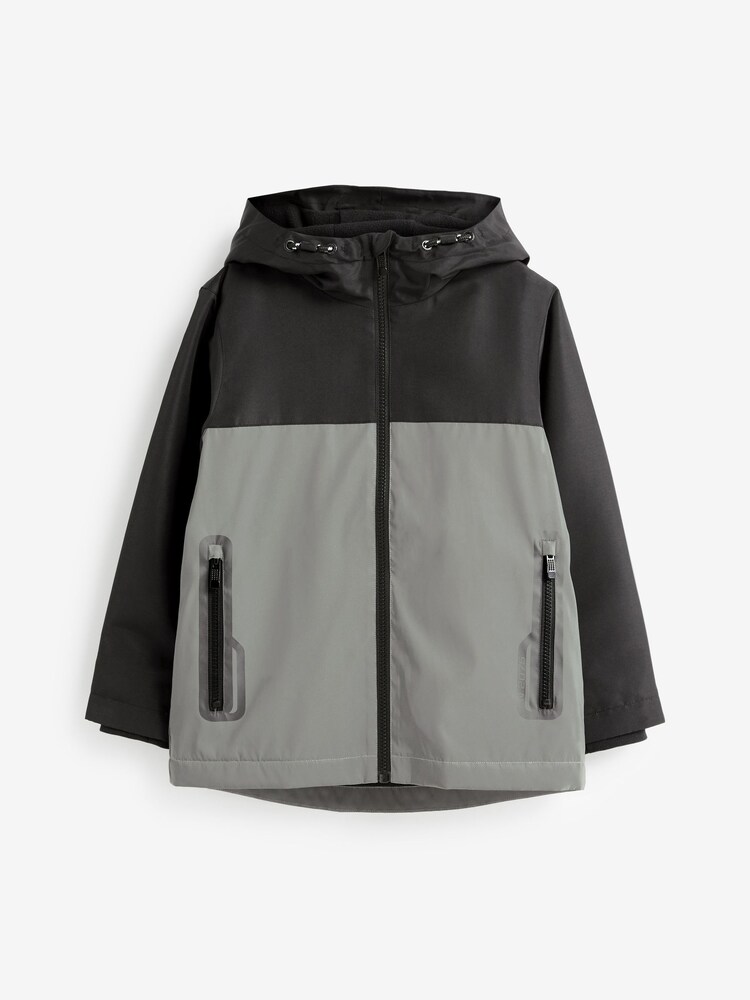 Reflective Fleece Lined Coat (3-16yrs) - Image 1 of 4