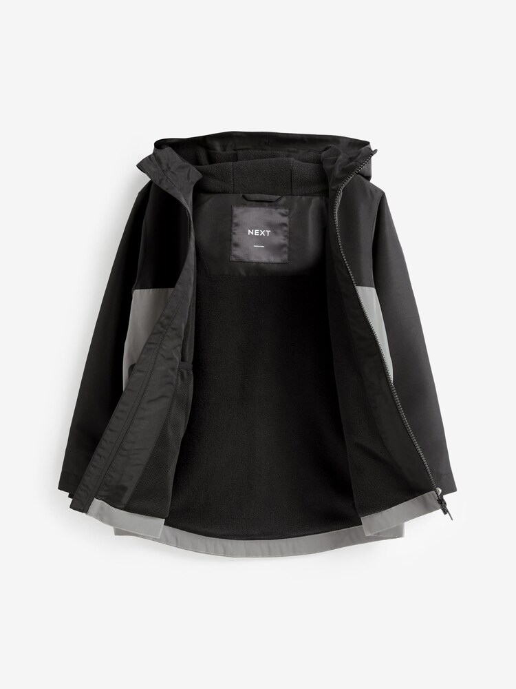 Reflective Fleece Lined Coat (3-16yrs) - Image 4 of 4