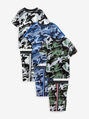 Camouflage Short Pyjamas 3 Pack (3-16yrs) - Image 2 of 4