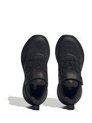 adidas Black Kids Sportswear Fortarun 2.0 Cloudfoam Elastic Lace Top Strap Trainers - Image 6 of 9