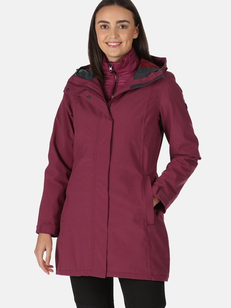 Regatta Purple Denbury III Waterproof Insulated Jacket - Image 1 of 11