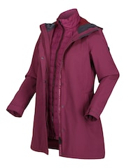 Regatta Purple Denbury III Waterproof Insulated Jacket - Image 9 of 11