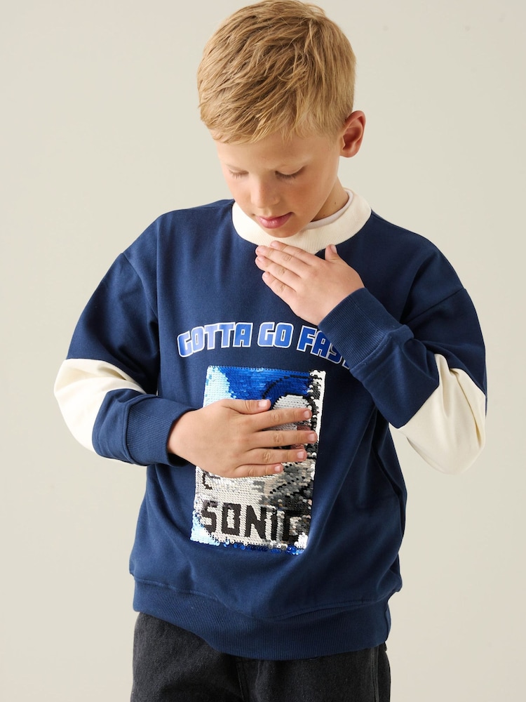 Angel & Rocket Grey Sonic Sweatshirt - Image 4 of 4