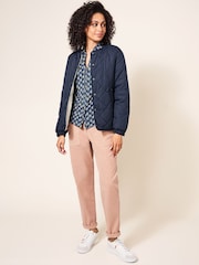 White Stuff Taylor Reversible White Borg Jacket - Image 1 of 6
