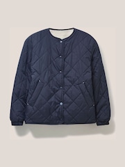 White Stuff Taylor Reversible White Borg Jacket - Image 4 of 6