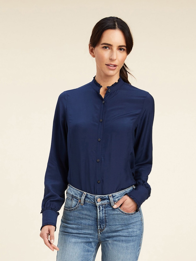 Ariat Blue Clarion Blouse - Image 1 of 1 Ariat Blue Clarion Blouse - Image 1 of 1