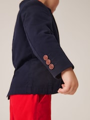 Marineblau - Blazer-Set mit Karohemd (3M.–9J.) - Bild 2 von 7