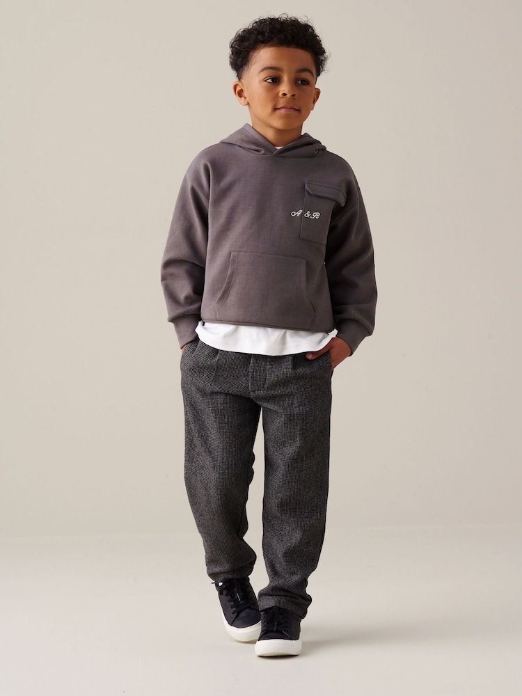 Angel & Rocket Charles Micro Herringbone Trousers - Slika 2 od 4