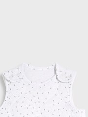 The Little Green Sheep White 2.5 Tog Baby Sleep Bag - Image 3 of 3