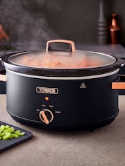 Tower Black Cavaletto 6.5L Slow Cooker - Image 1 of 8
