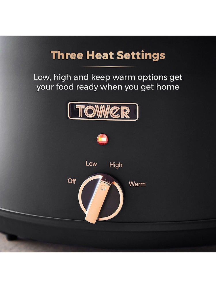 Tower Black Cavaletto 6.5L Slow Cooker - Image 12 of 12