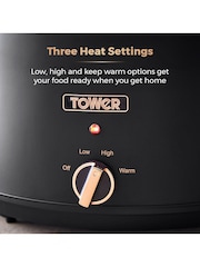 Tower Black Cavaletto 6.5L Slow Cooker - Image 4 of 8