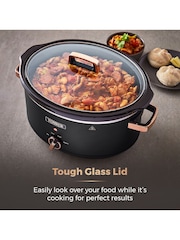 Tower Black Cavaletto 6.5L Slow Cooker - Image 7 of 8