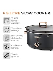 Tower Black Cavaletto 6.5L Slow Cooker - Image 8 of 8