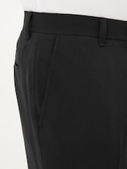 Black Skinny Fit Machine Washable Plain Front Smart Trousers - Image 5 of 10