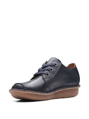 Clarks Navy Leather Funny Dream Shoes - Image 4 of 7