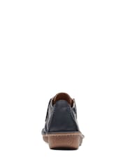 Clarks Navy Leather Funny Dream Shoes - Image 6 of 7