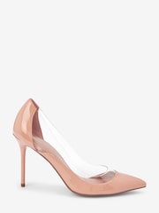 Nude Pink Forever Comfort® Vinyl Point Court Shoes - Image 4 of 7