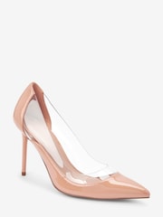 Nude Pink Forever Comfort® Vinyl Point Court Shoes - Image 5 of 7