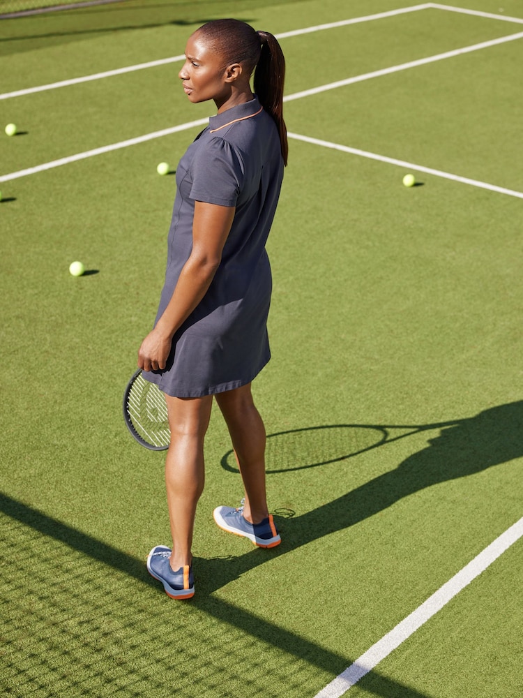 Navy Active Sports Tennis Polo Dress - Image 2 of 3