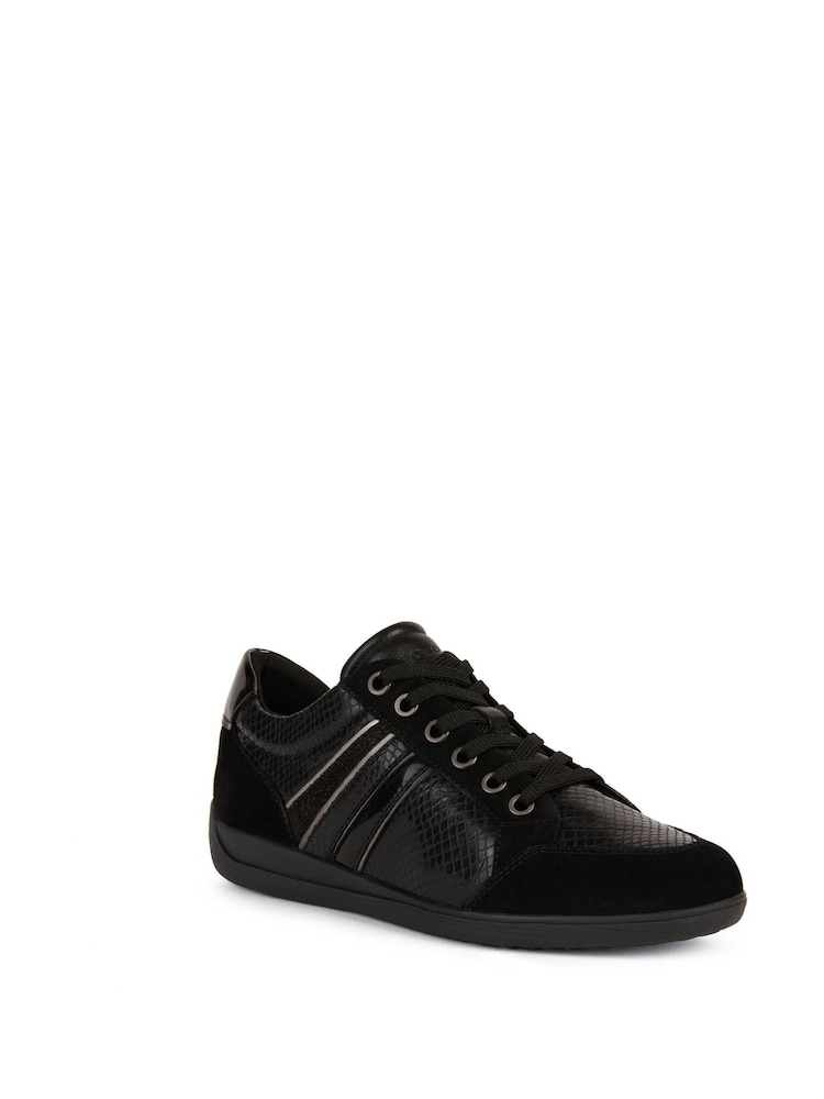 Baskets Geox Myria noires pour femme - Image 2 of 6