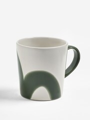 Jasper Conran London Set of 4 Green Abstract Mugs - Image 3 of 10