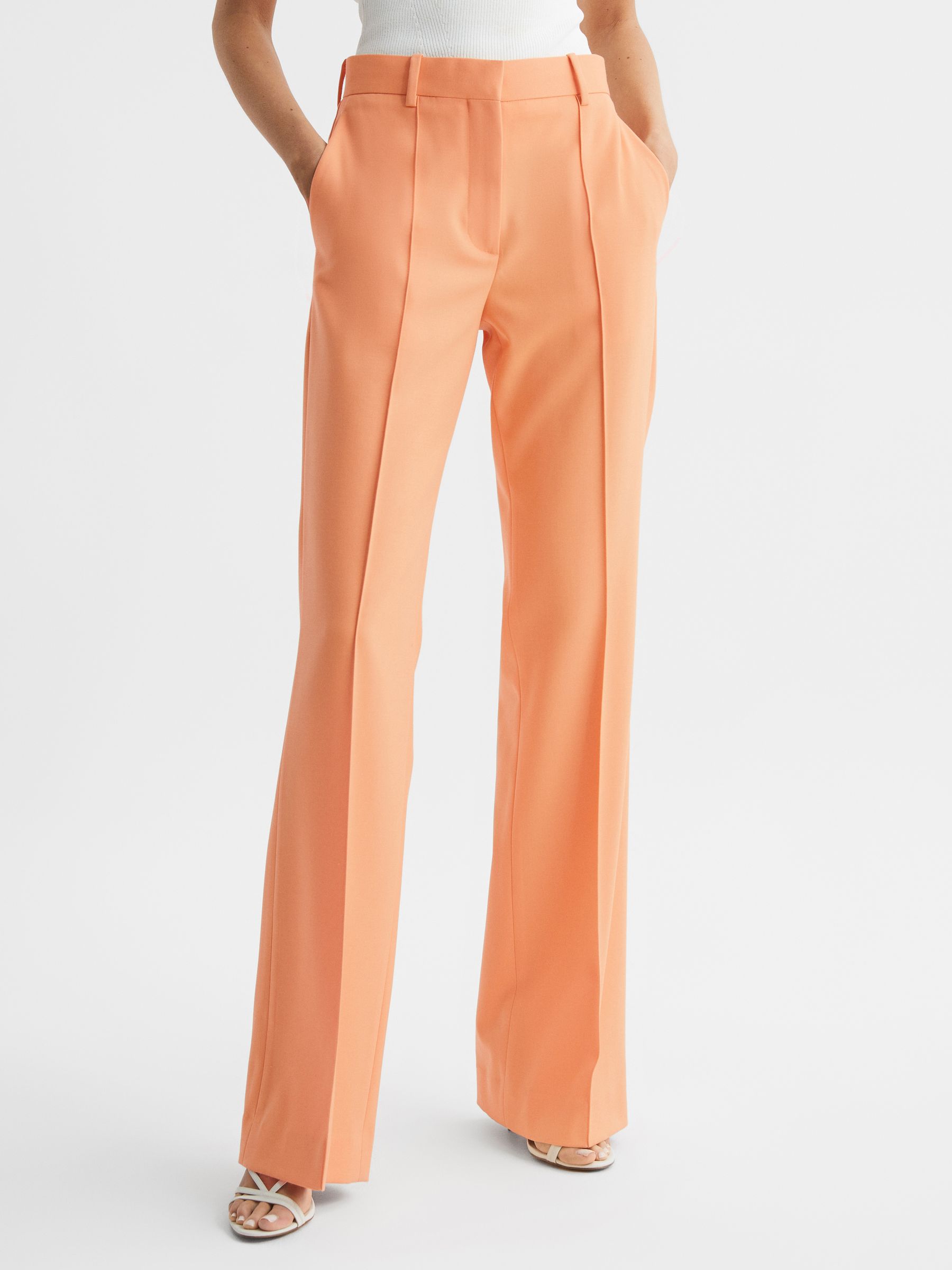 【海外限定】REISSジャンプスーツ☆Emma Ladder-Trim Wide-Leg S Reiss Emma Ladder Trim Detail Sleeveless Wide-Leg Jumpsuit