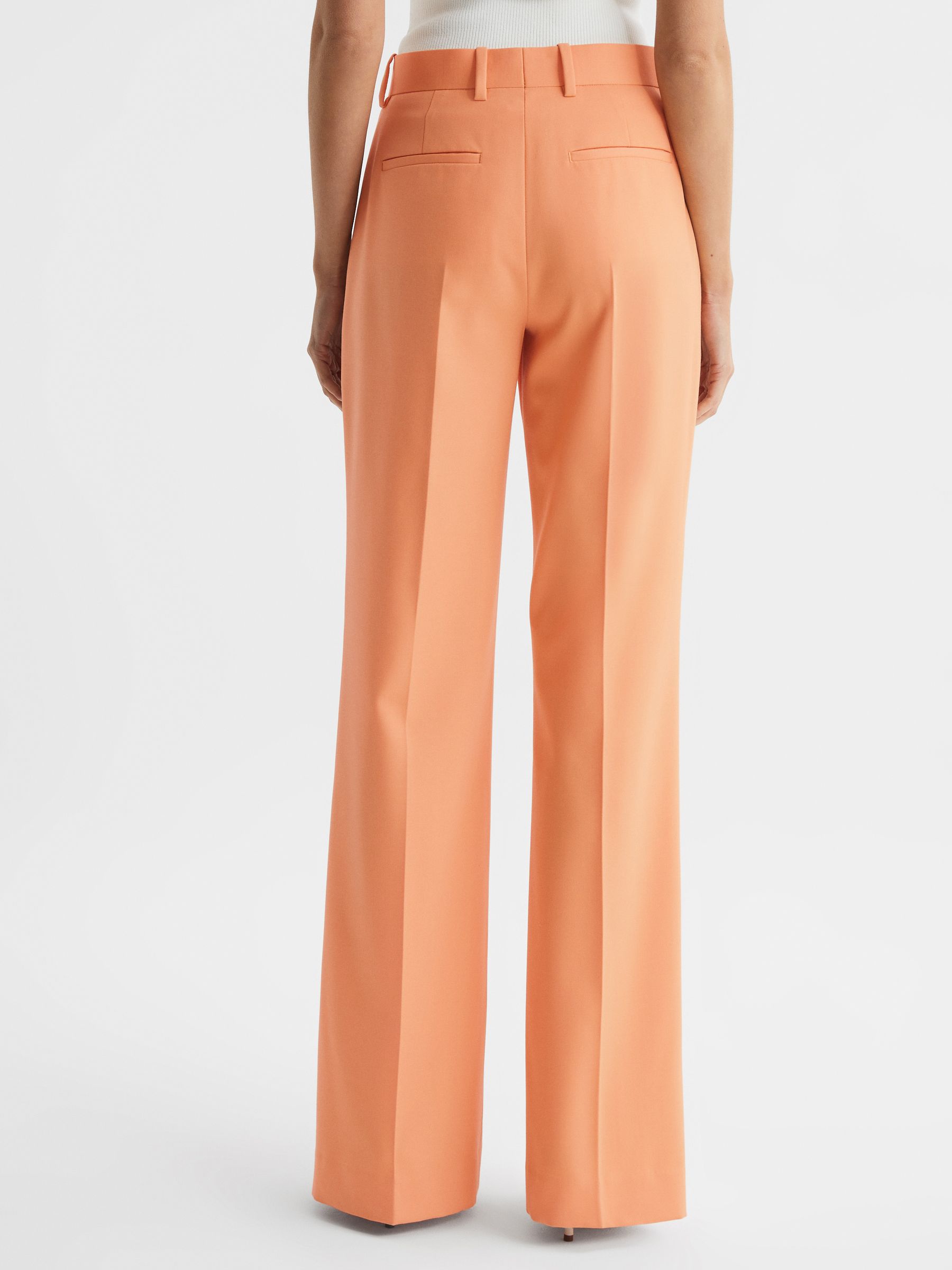 Buy Reiss Orange Emmy Wide Leg Tailored Trousers from the