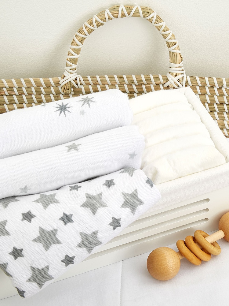 aden + anais Twinkle 100% Cotton Muslin Squares 3 Pack - Image 2 of 5 aden + anais Twinkle 100% Cotton Muslin Squares 3 Pack - Image 2 of 5
